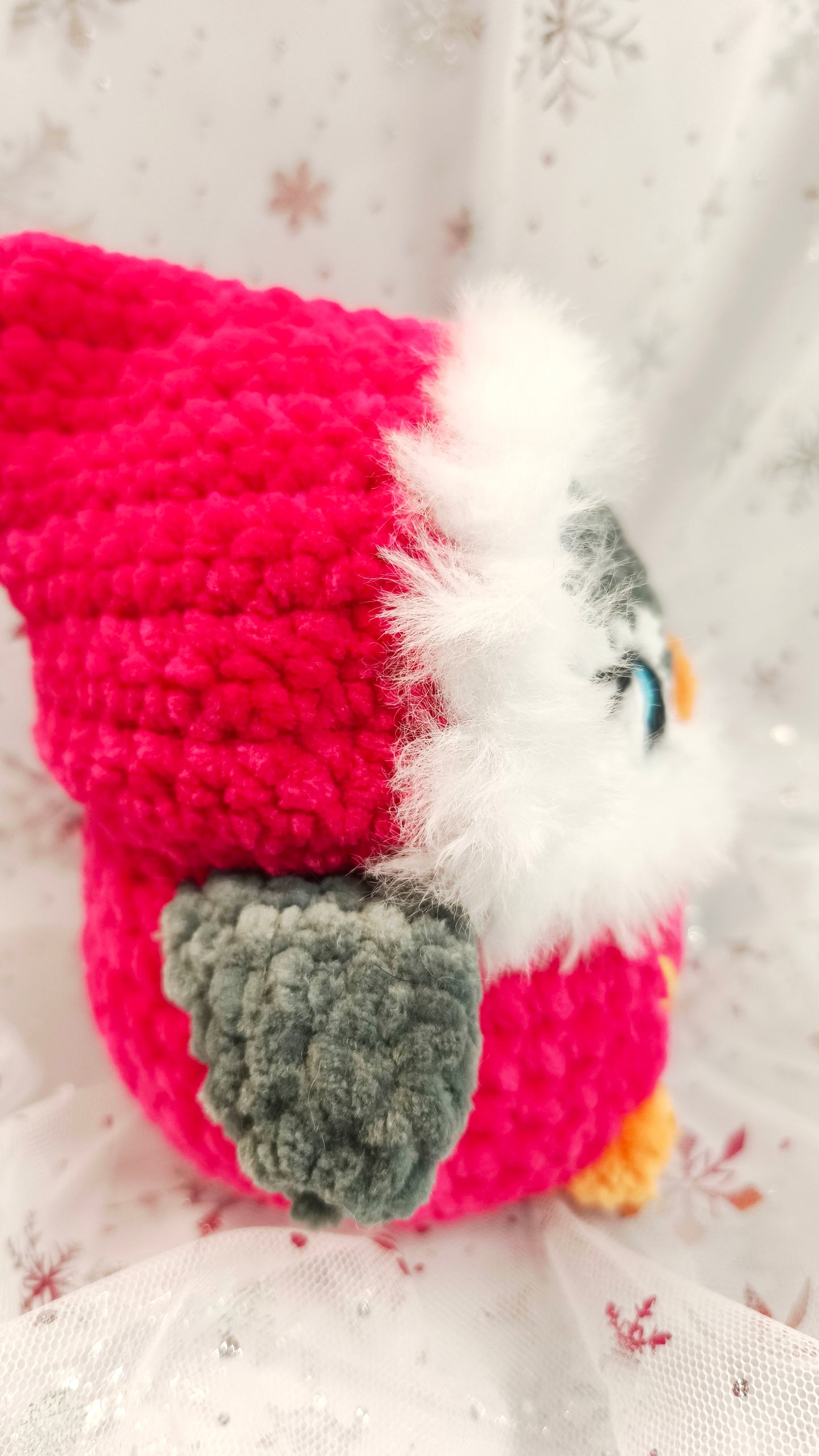 🐧 Frosty Fintan| Winter Moon & Stars Collection | Pink