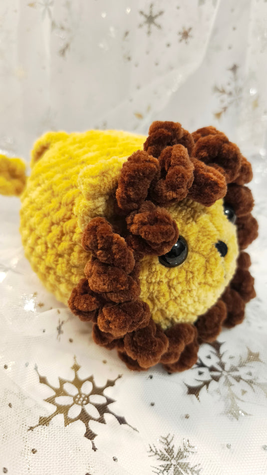 🦁❄️ Löwenbaby „Fionnán“ | Honigbraun | Irische Winterzeit