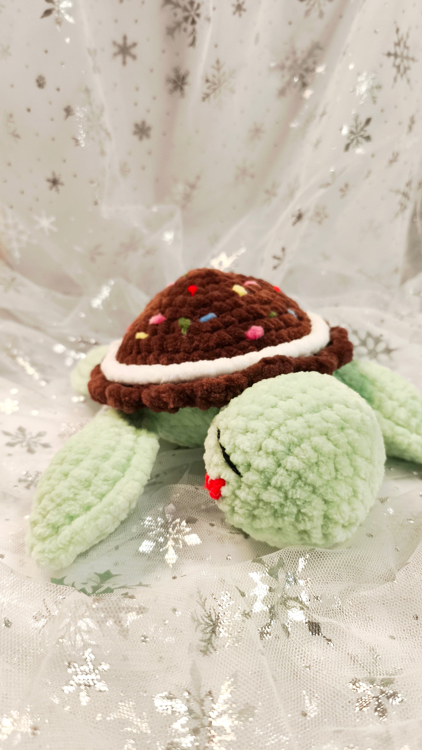 🍪🐢 Lebkuchen-Schildkröte „Milseán“ | Mint | Cozy Christmas Edition