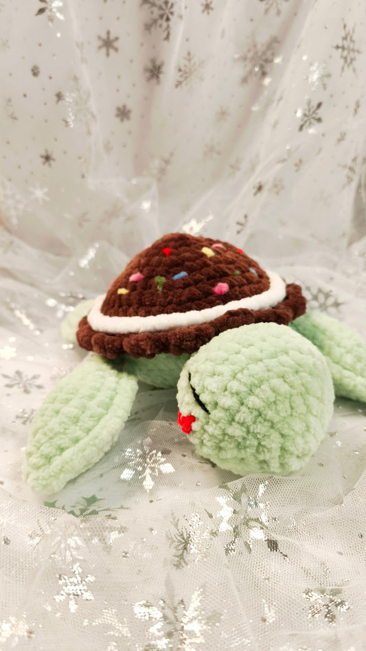 🍪🐢 Lebkuchen-Schildkröte „Milseán“ | Mint | Cozy Christmas Edition