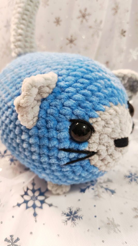 🐱❄️ Siamkatze „Spéirín“ XL | Blau | Irische Winterzeit