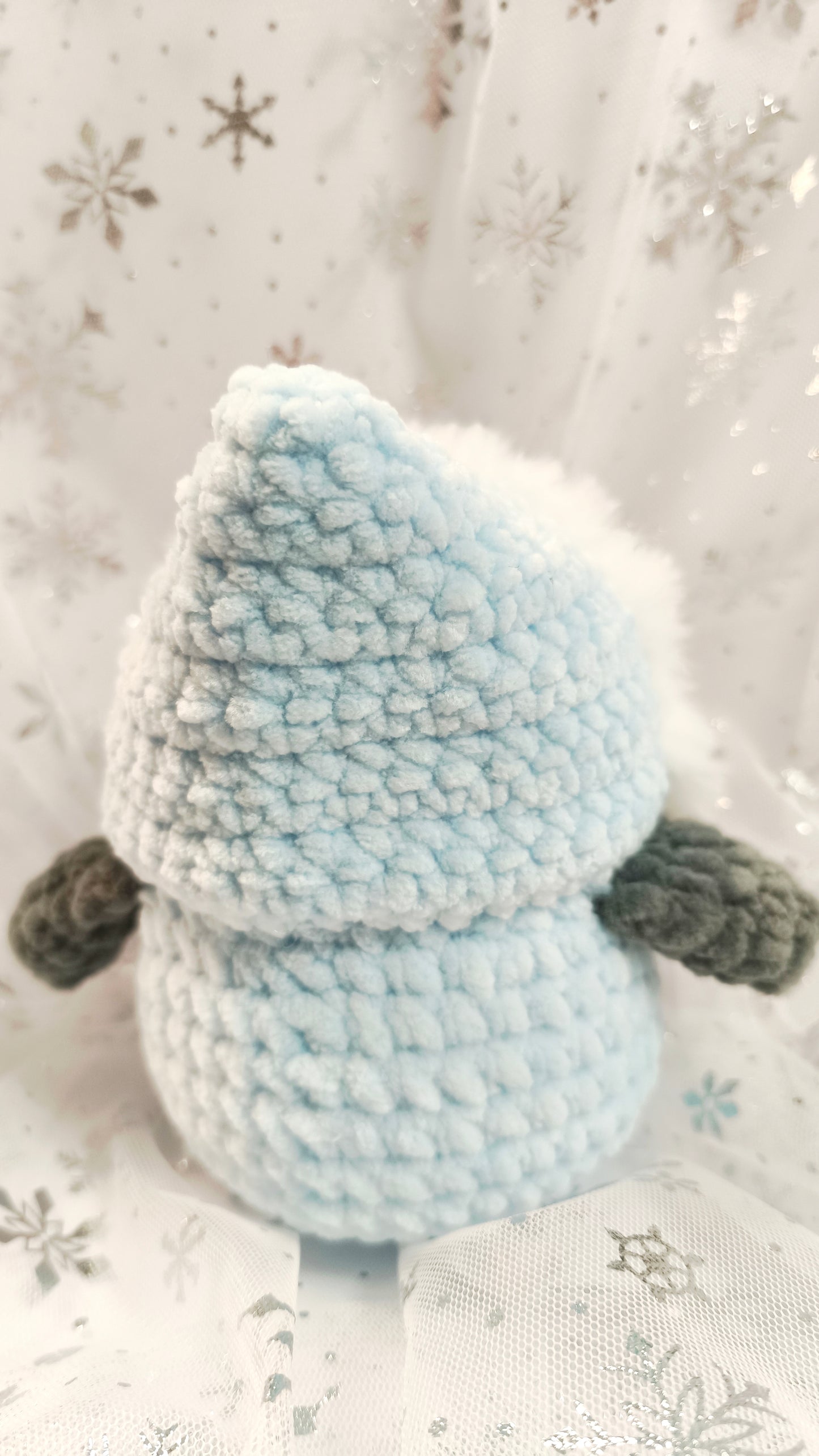 🐧 Frosty Fintan| Winter Moon & Stars Collection | Hellblau