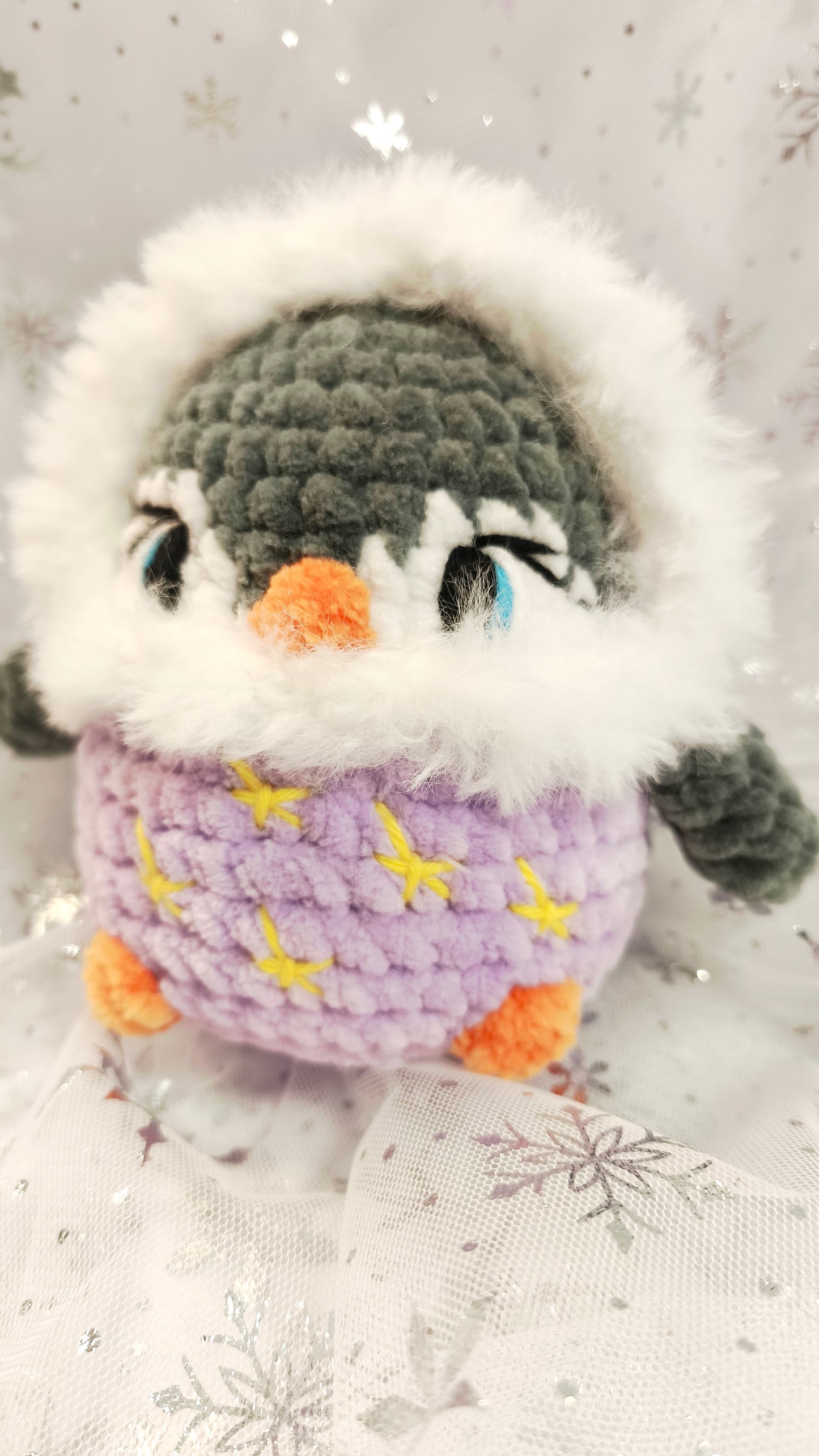 🐧 Frosty Fintan| Winter Moon & Stars Collection | Flieder