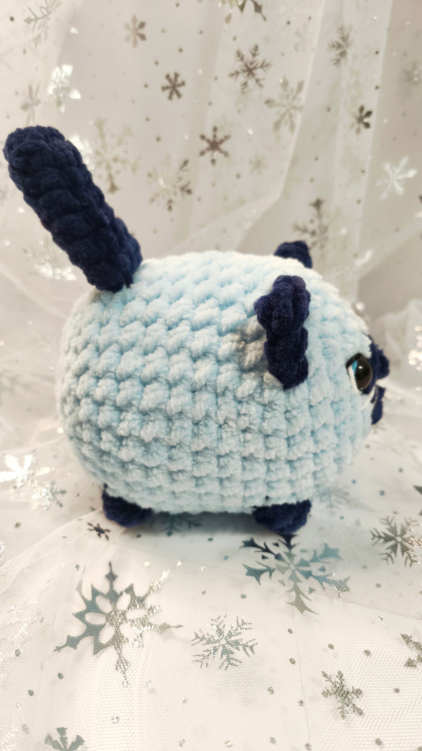 🐱❄️ Siamkatze „Spéirín“ | Hellblau | Irische Winterzeit